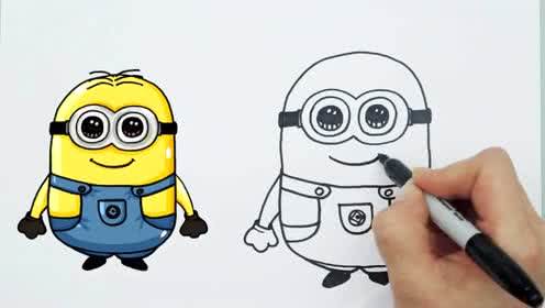 小黄人简笔画