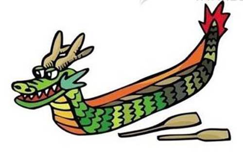 龙舟简笔画