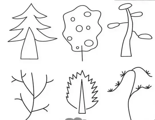 树木简笔画