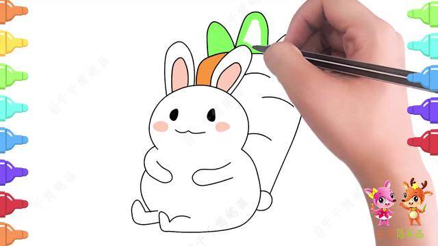 简笔画小兔子