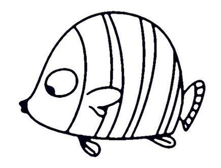 鱼简笔画图片大全