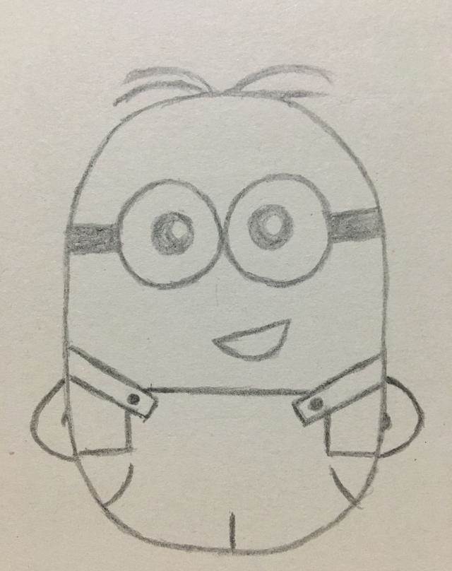 小黄人简笔画