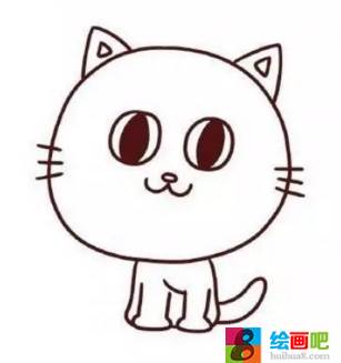 简笔画小猫