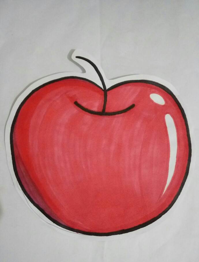 苹果图片简笔画