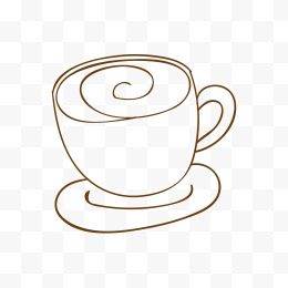 咖啡 简笔画