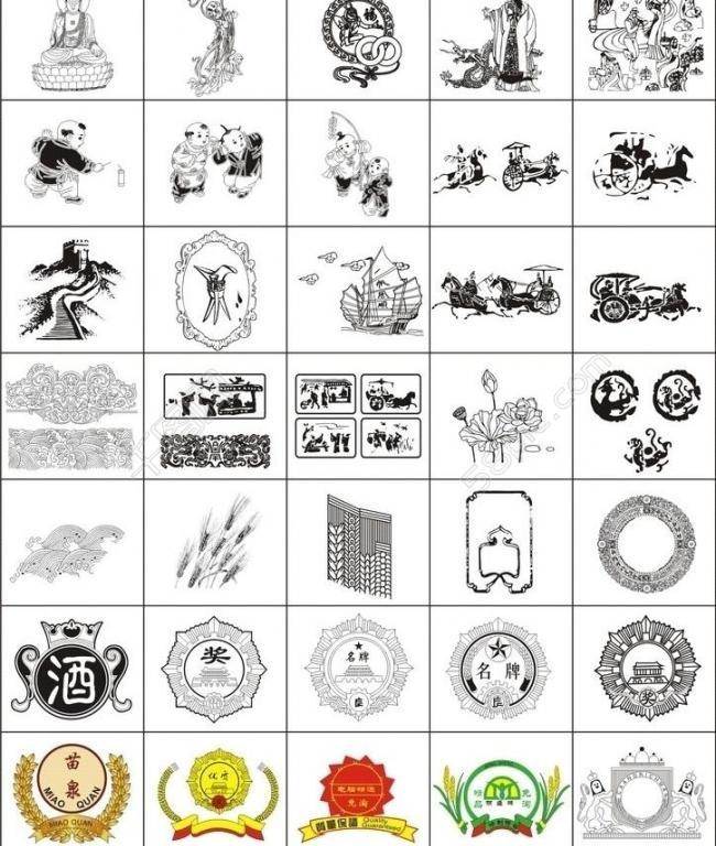 吉祥图案简笔画