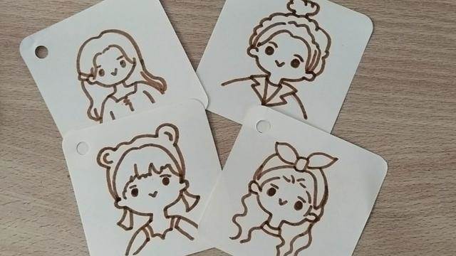 小人简笔画一男一女