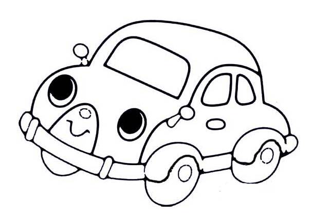 小汽车简笔画图片大全