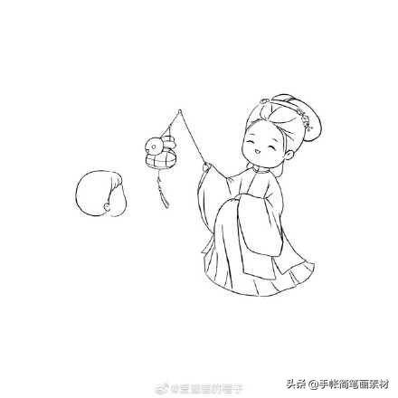 古风简笔画