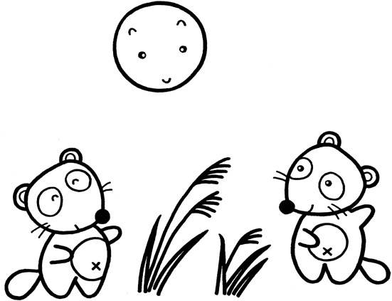 野生动物简笔画大全