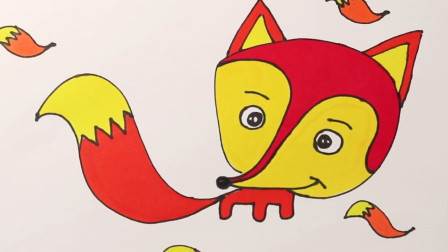 狐狸的简笔画