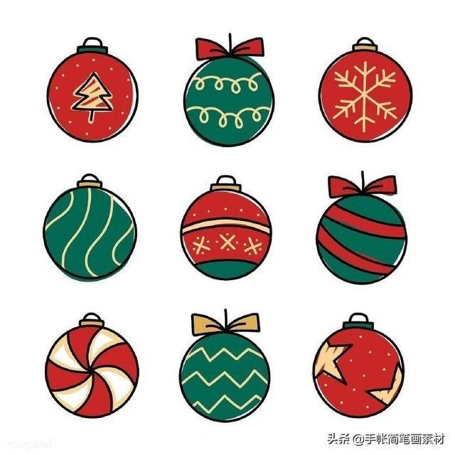 圣诞节简笔画