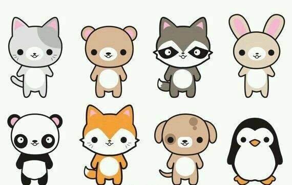 小动物的简笔画