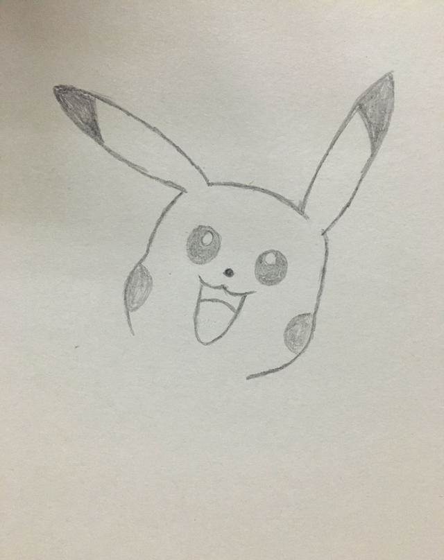 简笔画 皮卡丘
