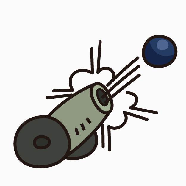 大炮简笔画