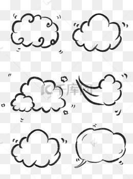 蓝天白云简笔画