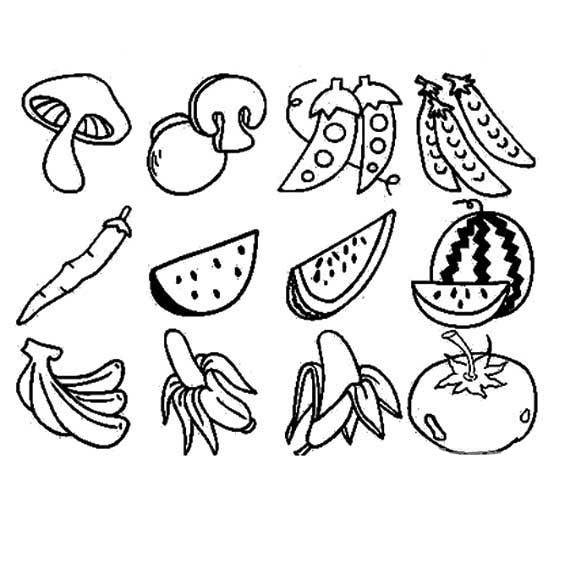 蔬菜的简笔画