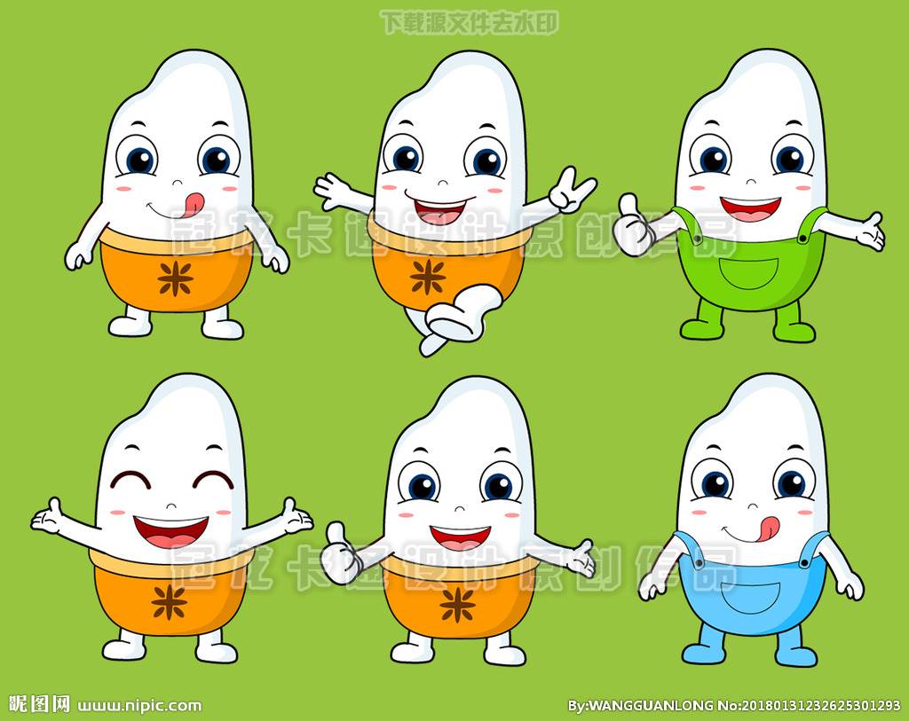 节约粮食简笔画