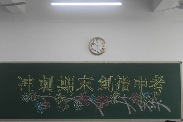 期中考黑板报