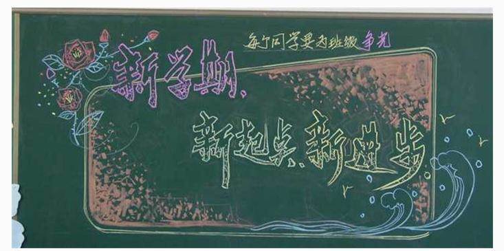 黑板报好看的