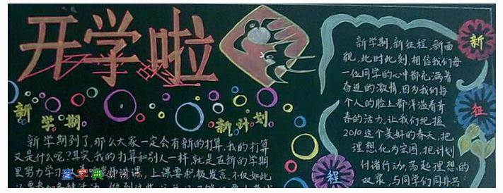 小学黑板报内容