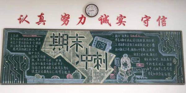 期中考黑板报