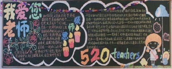 教师节黑板报设计