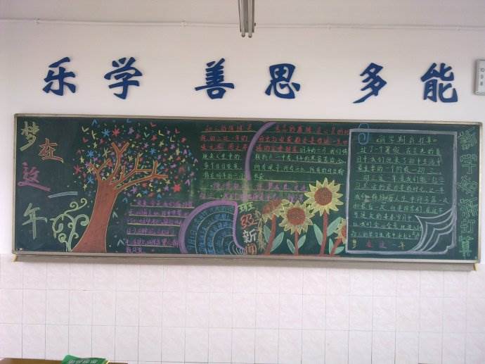 九年级黑板报