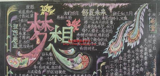 黑板报设计图案
