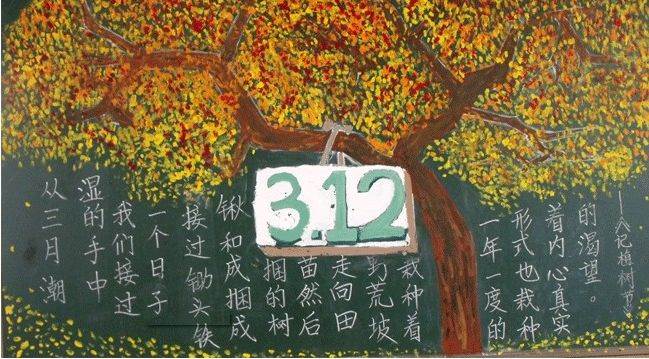 树黑板报