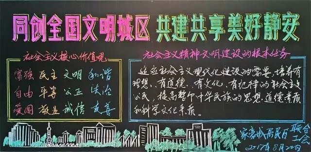 城市黑板报
