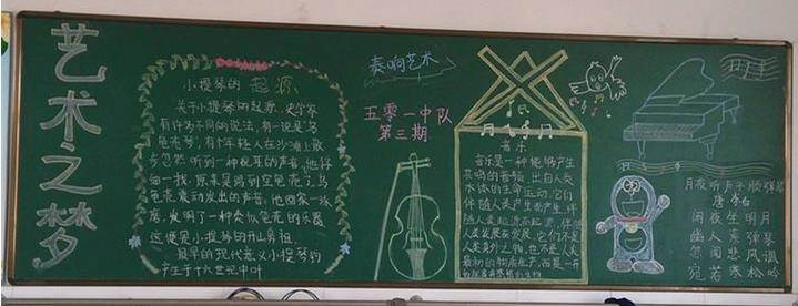 手抄黑板报