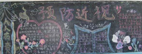 爱护眼睛黑板报