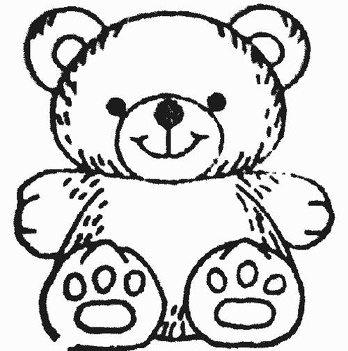 可爱小熊简笔画
