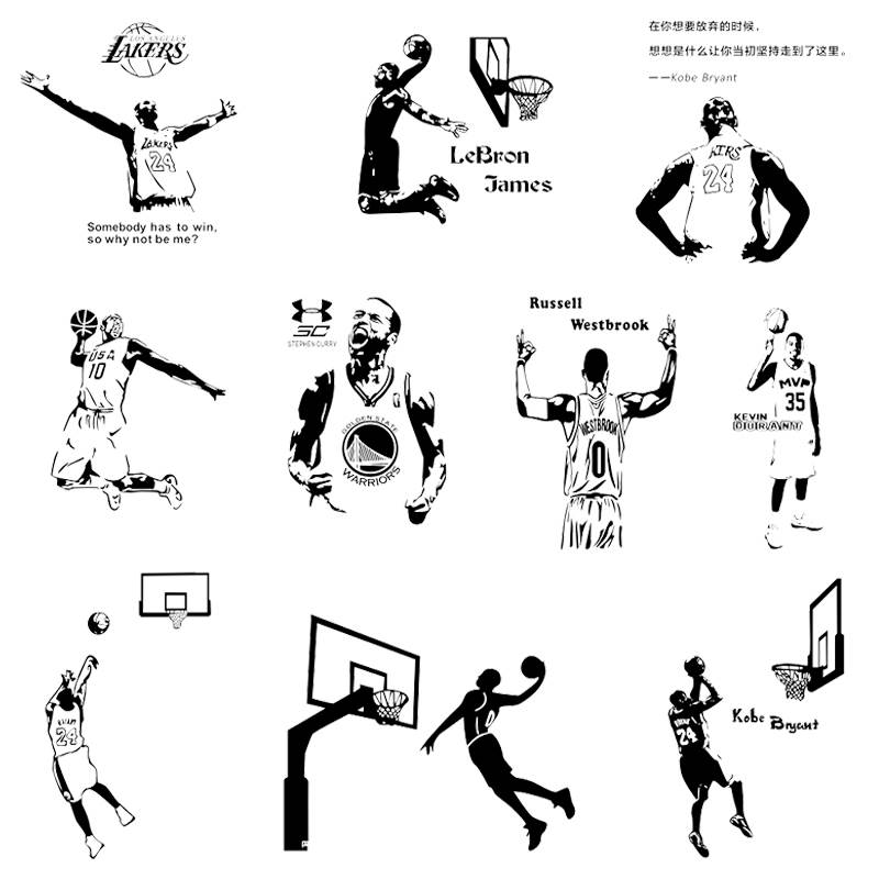 库里简笔画
