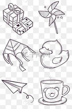 小装饰简笔画