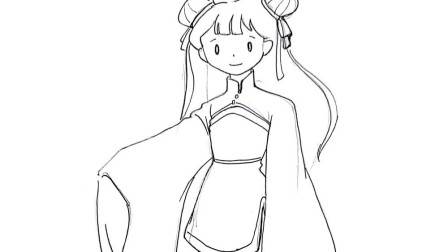 小仙女 简笔画