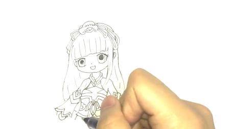 小仙女 简笔画
