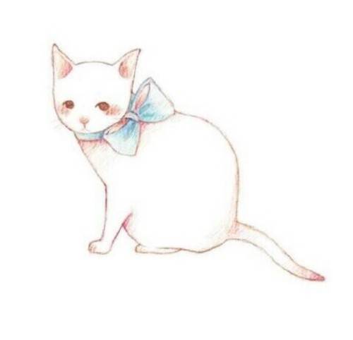 猫简笔画 可爱