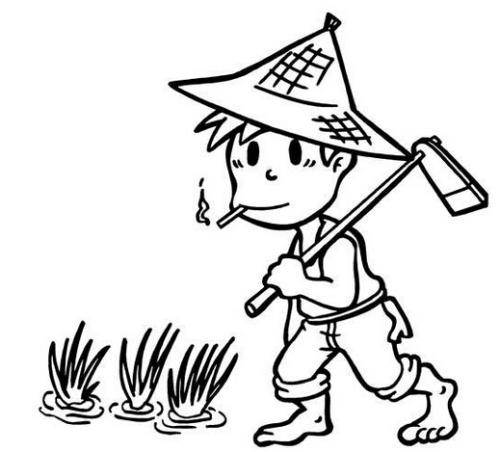 劳动简笔画