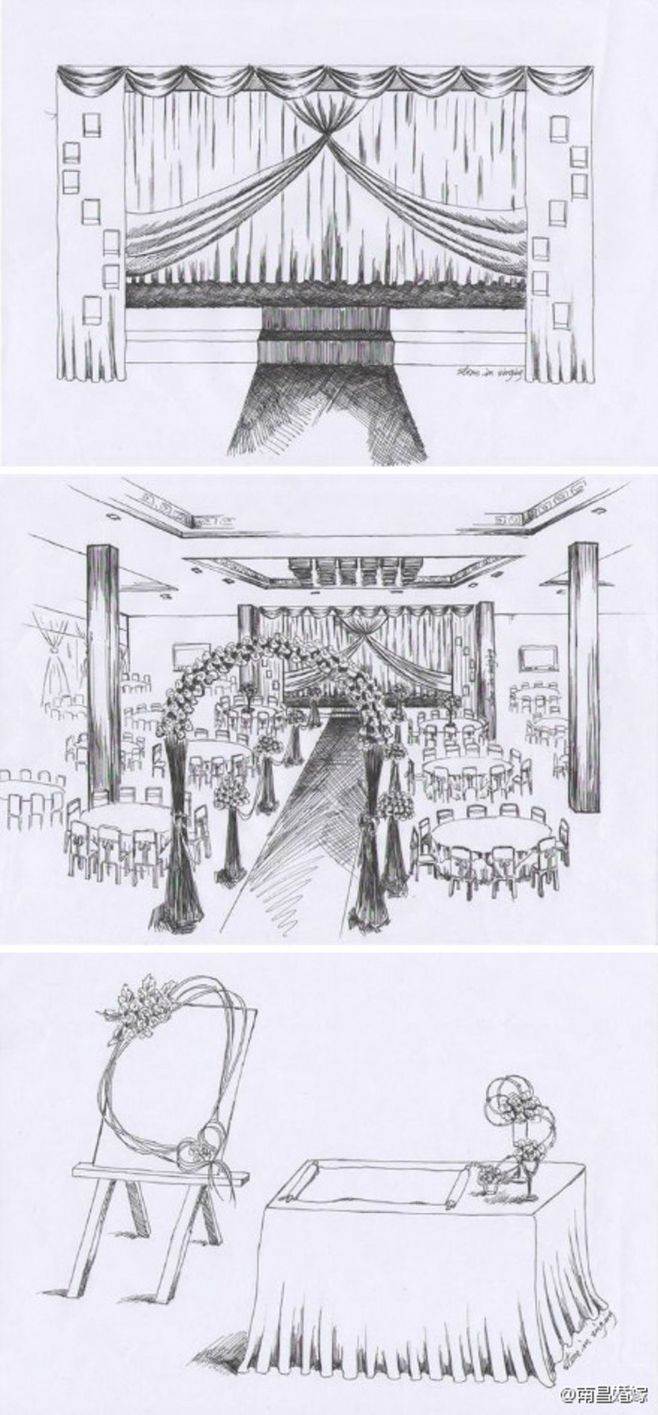 舞台 简笔画