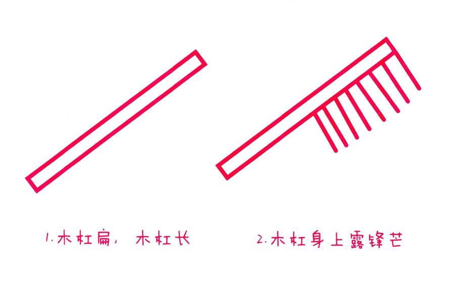 梳子简笔画