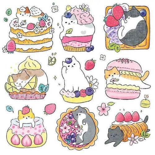 猫简笔画 可爱