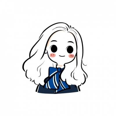 简笔画头像女