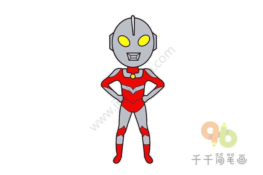 初代奥特曼简笔画