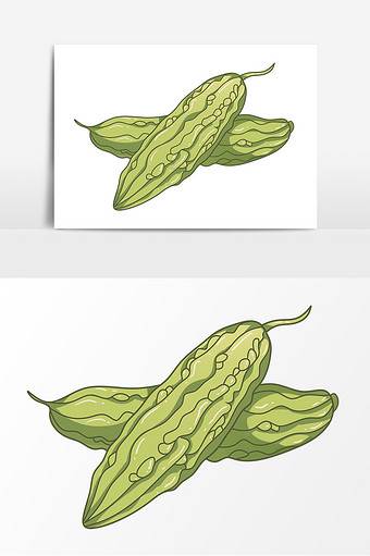 苦瓜简笔画