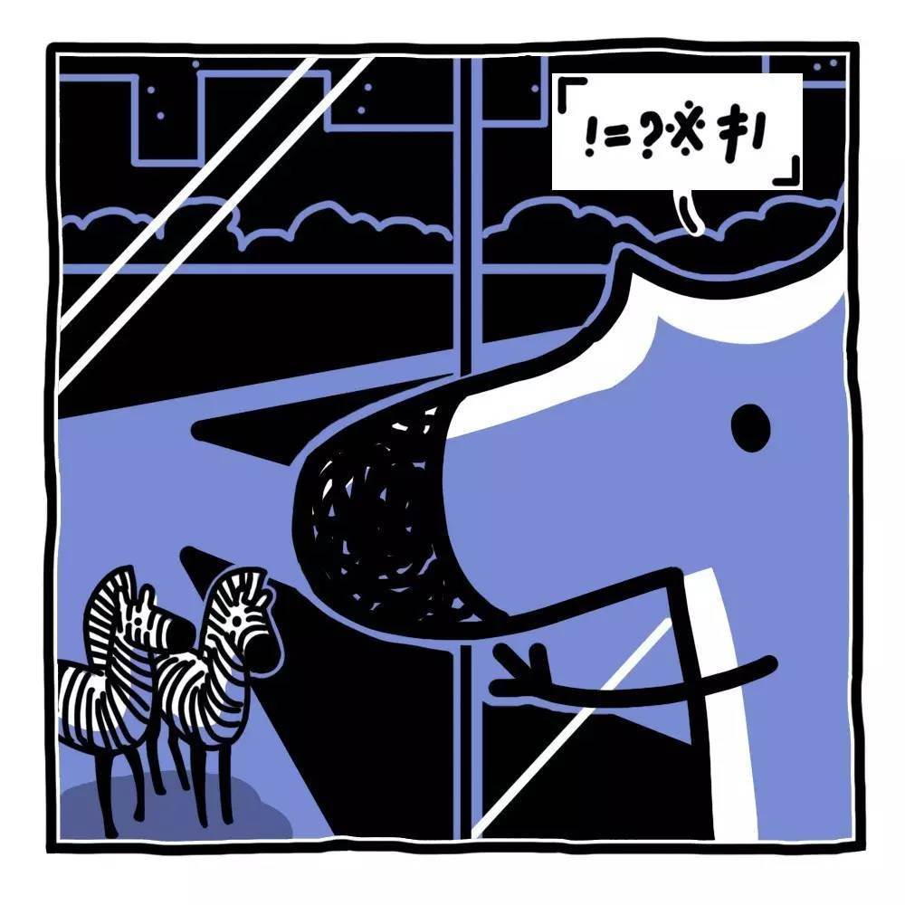 斑马线简笔画