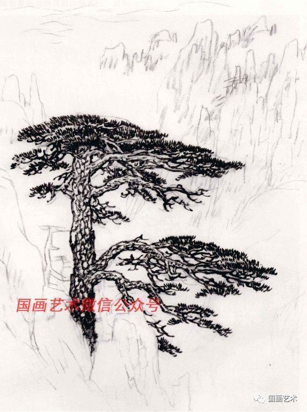 黄山简笔画