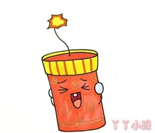 爆竹简笔画