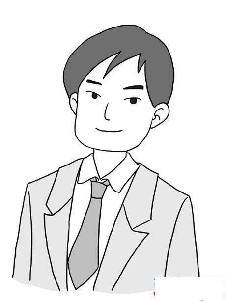 画爸爸的简笔画